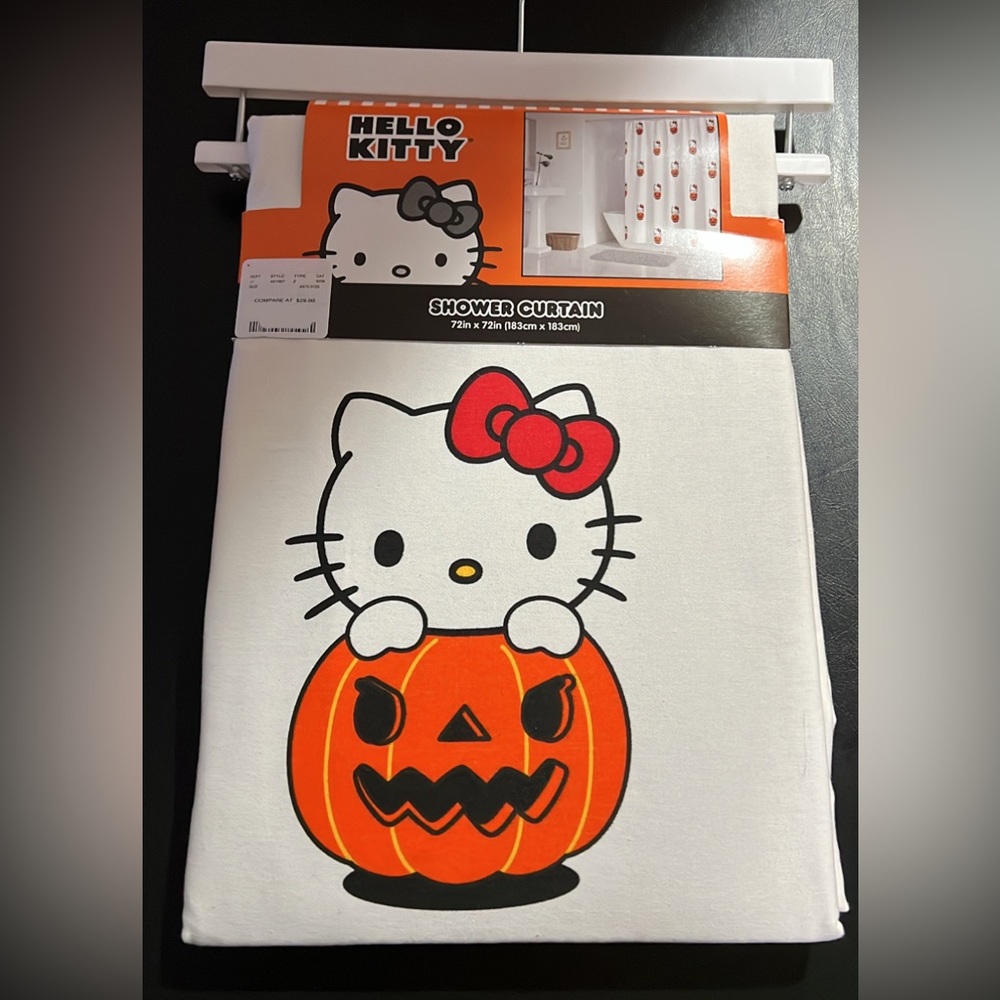 Hello kitty shower curtain